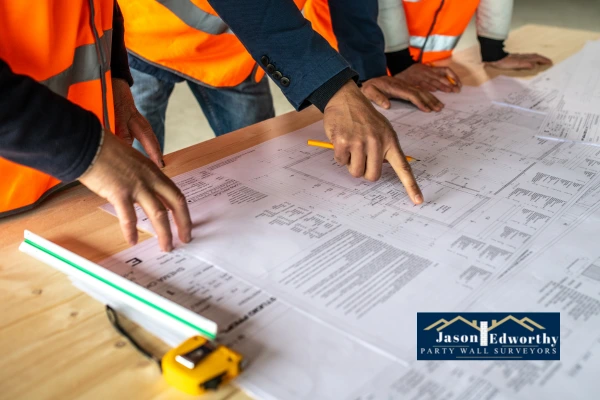 See if you need a party wall agreement for building along boundary line Bedford